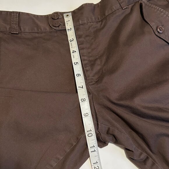 Dockers Women's Ideal Fit Brown Size 12 Capri Pants - Picture 9 of 13